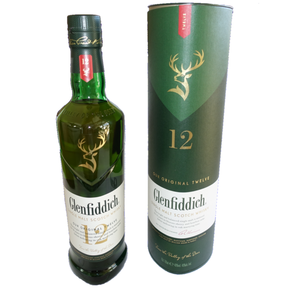 Glenfiddich 12 Jahre Single Malt Scotch Whisky 0,7L  40%Vol.
